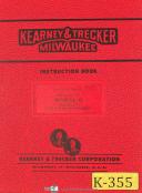 Kearney & Trecker-Milwaukee-Kearney & Trecker C No. 2 & 3, Autometric Boring Machine, Operator\'s Manual-C-No. 2-No. 3-01